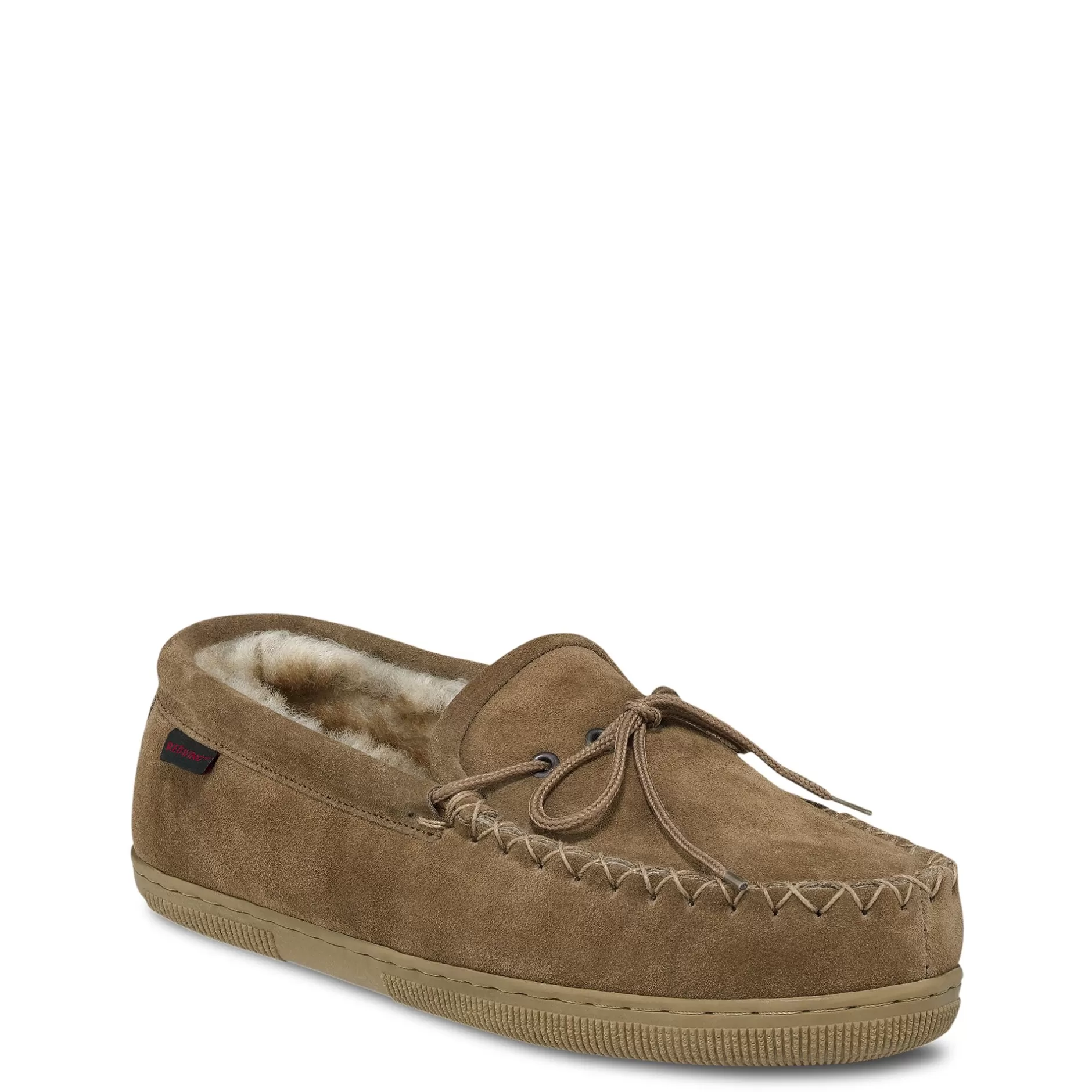 Red Wing Shoes Fleece-Lined Suede Loafer Slippers Discount